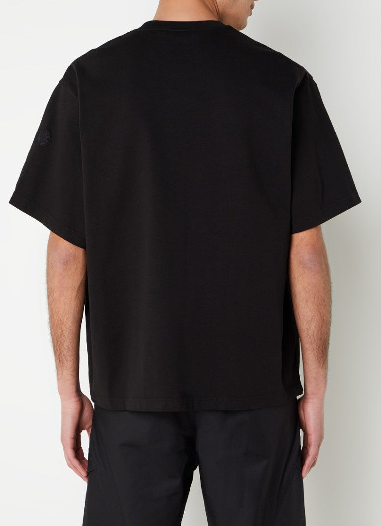 MONCLER Tシャツ 白 黒 無地