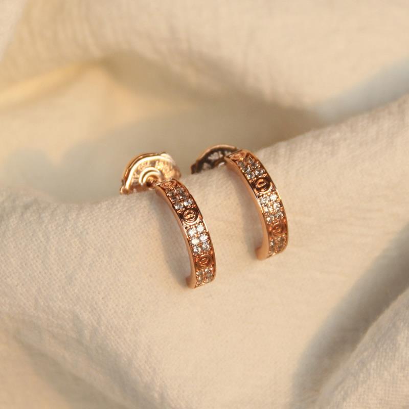 カルティエ LOVE イヤリング 3色