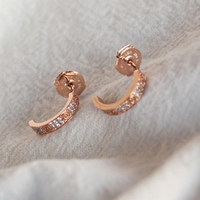 カルティエ LOVE イヤリング 3色