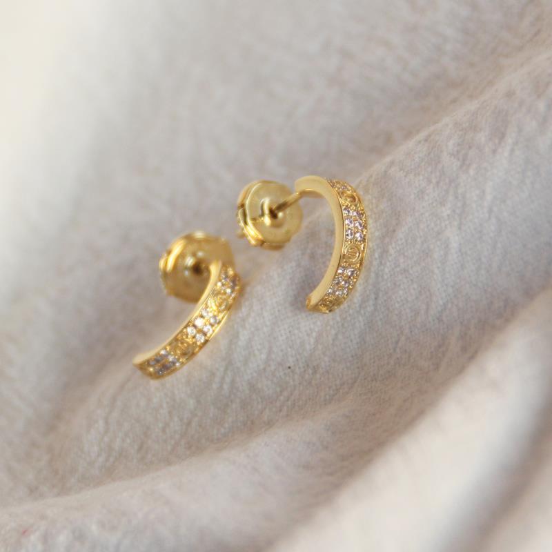 カルティエ LOVE イヤリング 3色