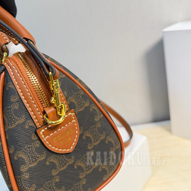 セリーヌCELINE スモールボストンバッグ カーフスキン ショルダーバッグ レディース