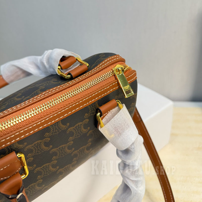 セリーヌCELINE スモールボストンバッグ カーフスキン ショルダーバッグ レディース