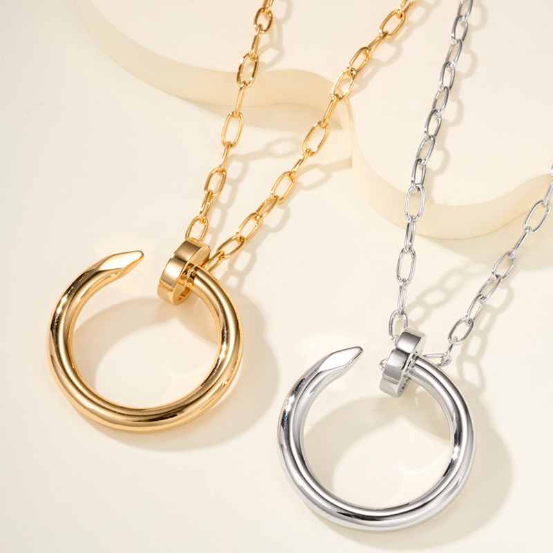 カルティエ Cartier ジュストアンクル風 ネックレス ゴールド / シルバー 2 色展開 レディース
