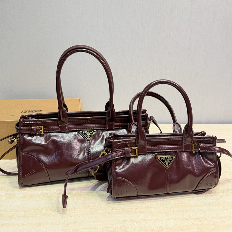 プラダ PRADA 新作ボニー レザー ミニ ハンドバッグ レディース