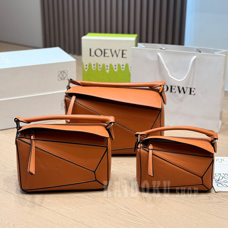 ロエベ LOEWE パズル ショルダーバッグ アナグラム レザー 鞄 レディース