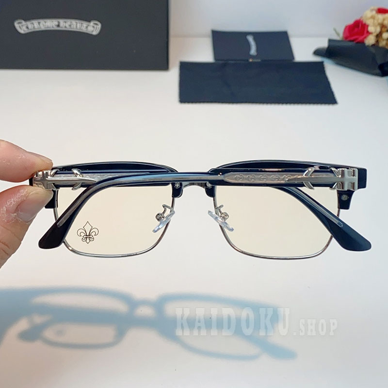Chrome Hearts クロムハーツ スクエアメガネフレーム サングラス メンズ