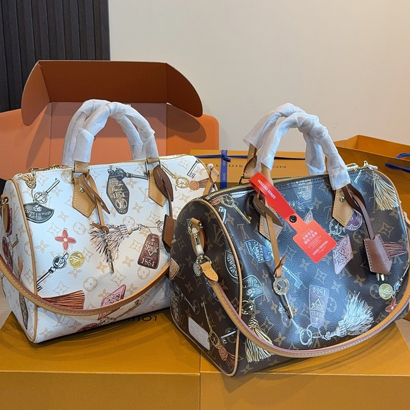 ルイヴィトン LOUIS VUITTON スピーディ・ソフト 30 ボストンバッグ エレガントで可愛い レディース