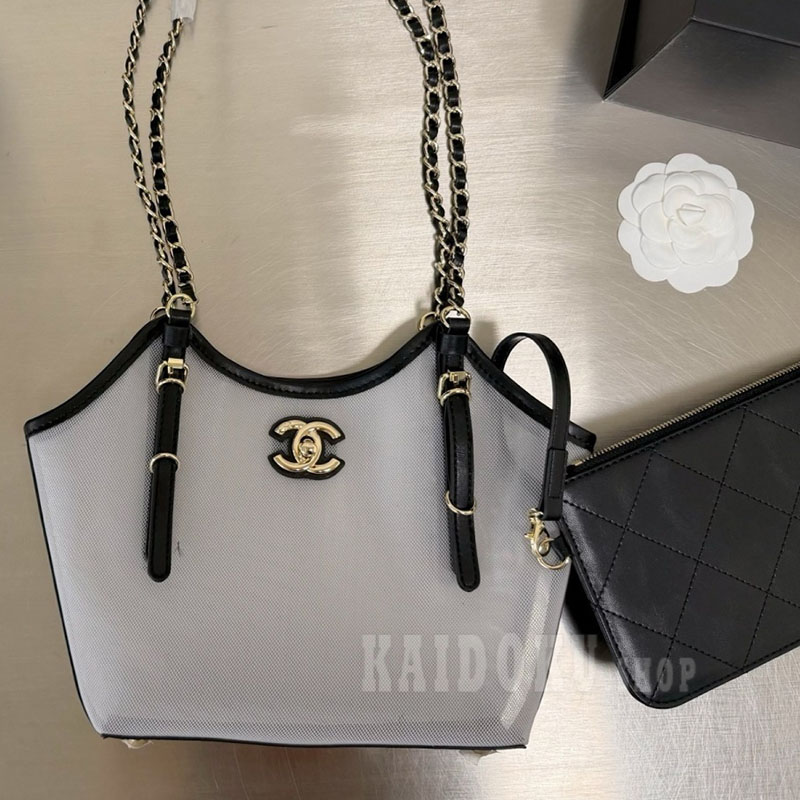 シャネル CHANEL スモール ショッピング バッグ トートバッグ レディース