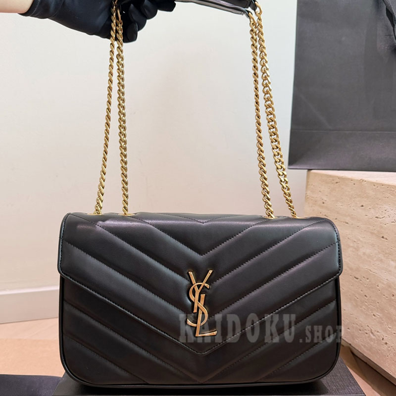 サンローラン Saint Laurent  LOULOU 22cm ショルダーバッグ レディース