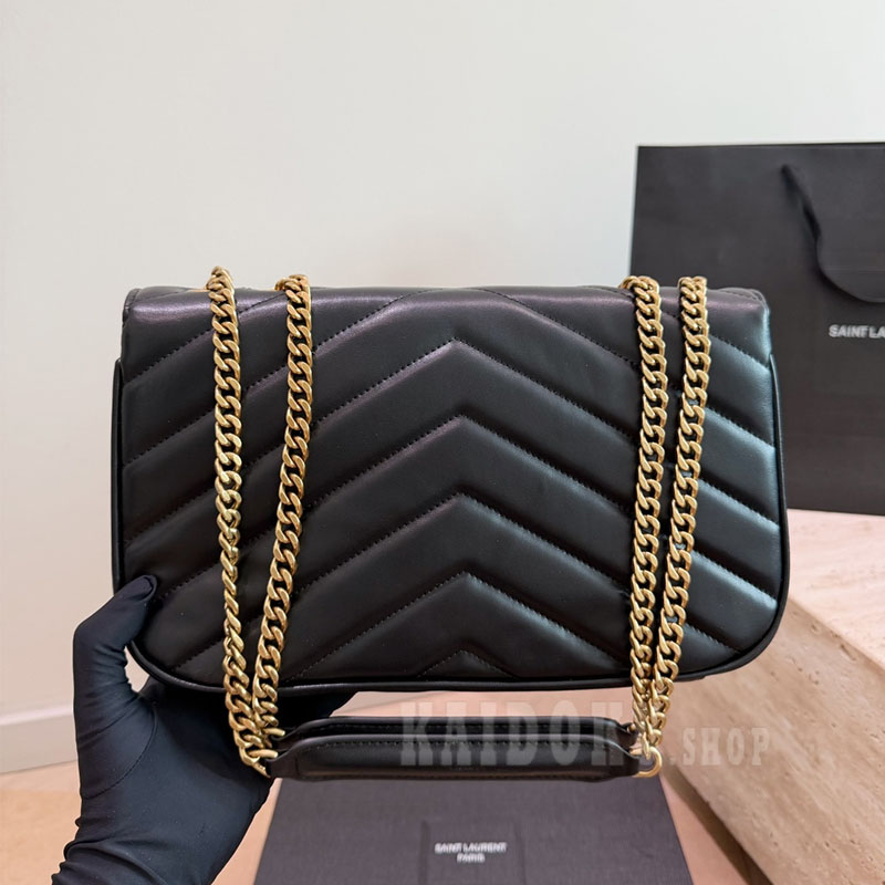 サンローラン Saint Laurent  LOULOU 22cm ショルダーバッグ レディース