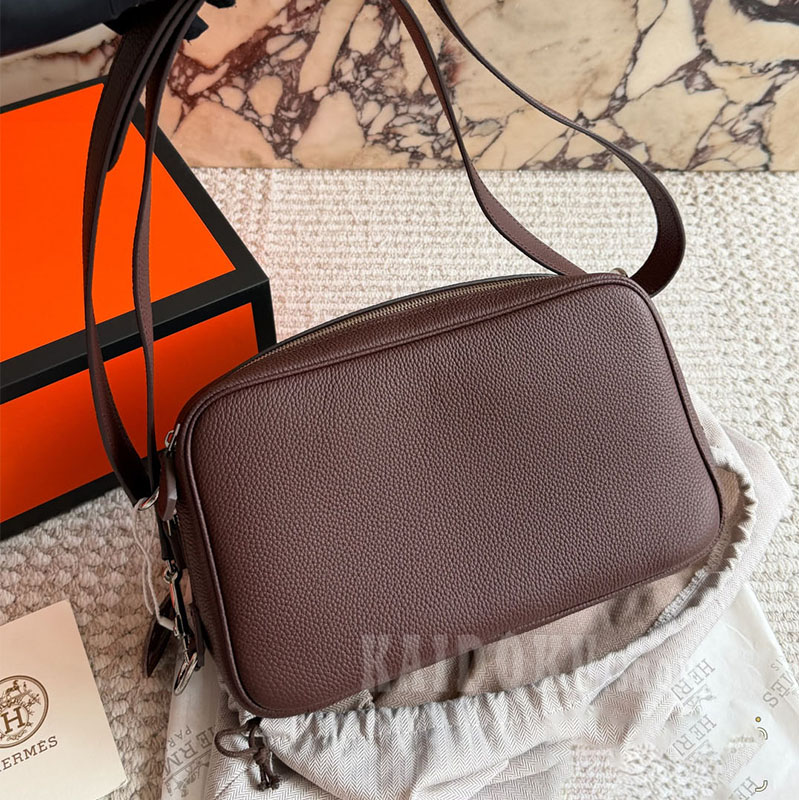 エルメス HERMES オンボディ ムスクトンバッグ メッセンジャーバッグ メンズ