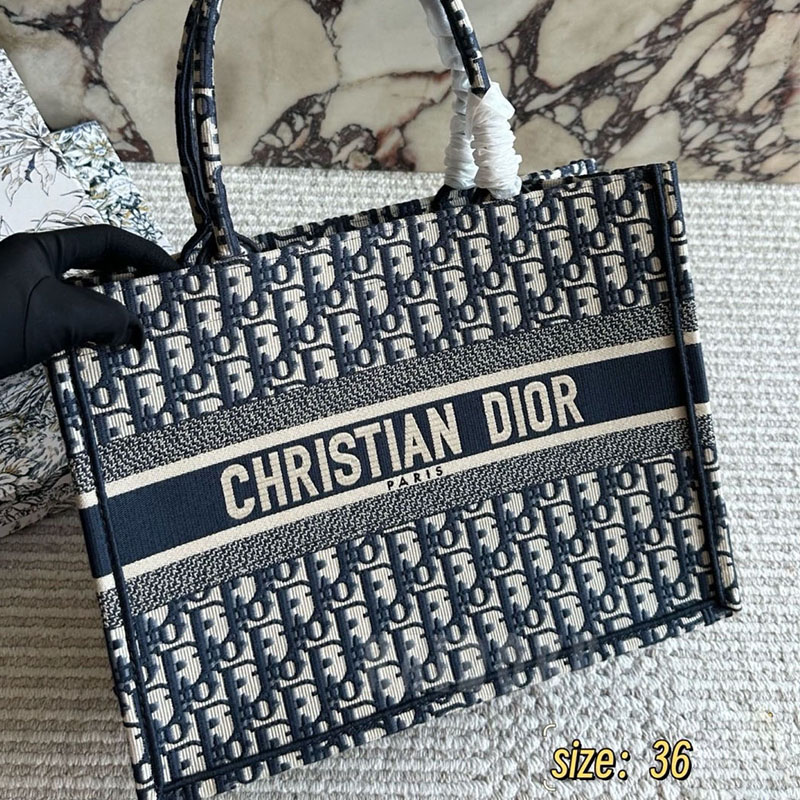 ディオール DIOR Book Tote トートバッグ 26 36 41cm レディース