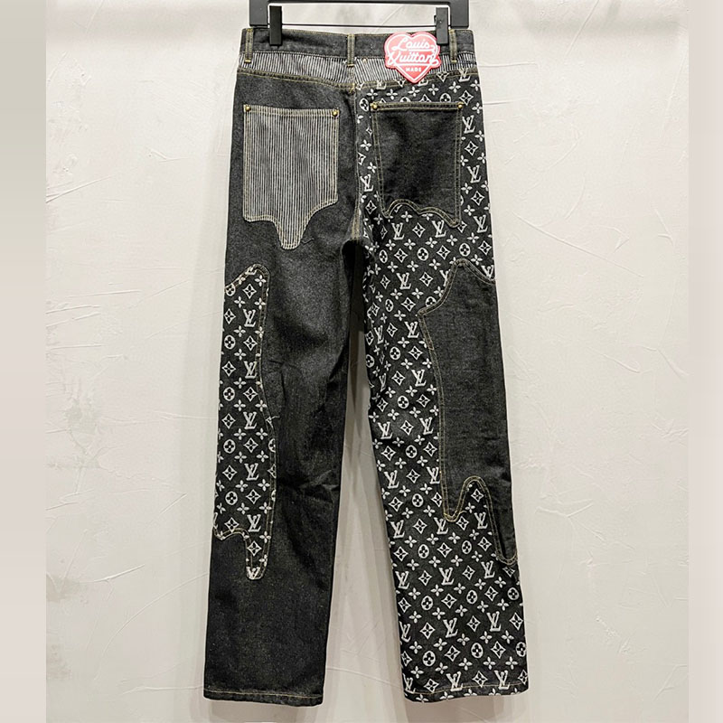 ルイヴィトン LOUIS VUITTON NIGO クレイジー モノグラム デニムパンツ ボトムス メンズ