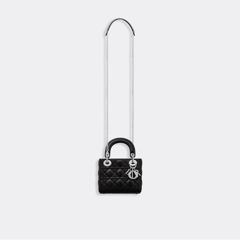 Dior(ディオール) ラムスキン Lady Dior ミニバッグ ショルダーバッグ