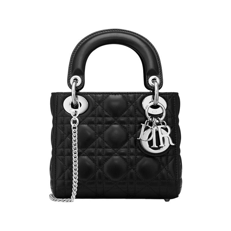 Dior(ディオール) ラムスキン Lady Dior ミニバッグ ショルダーバッグ