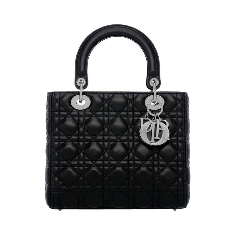 Dior(ディオール) ラムスキン 24cm Lady Dior バッグ ハンドバッグ