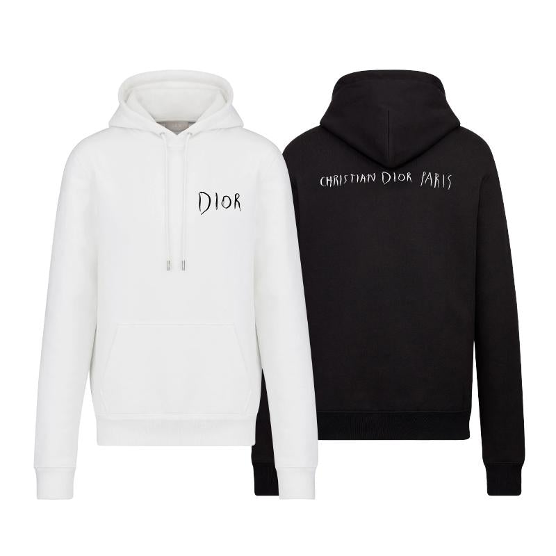 Dior And Raymond Pettibonの刺繍 コットン スウェット パーカー 2色