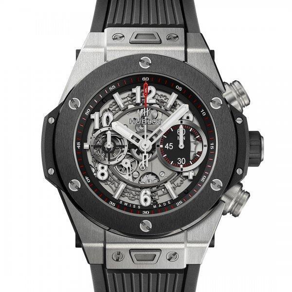 ウブロ HUBLOT 腕時計 ビッグバン ウニコ チタニウム セラミック 45MM