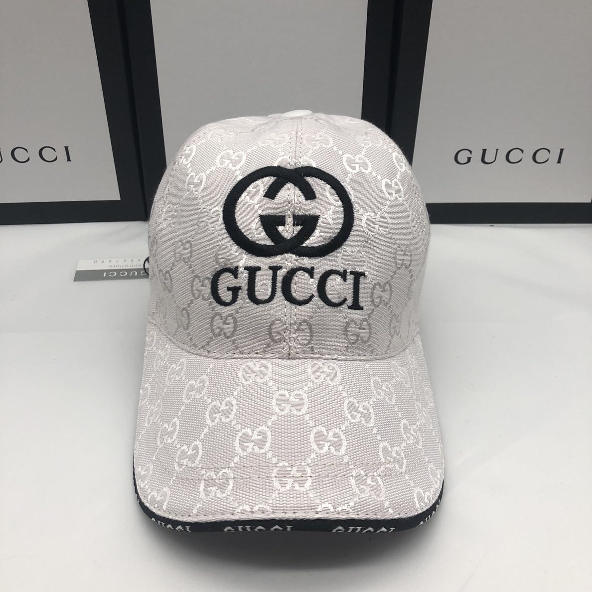 GUCCI(グッチ) エンブロイダリー キャンバス ベースボールハット 3色