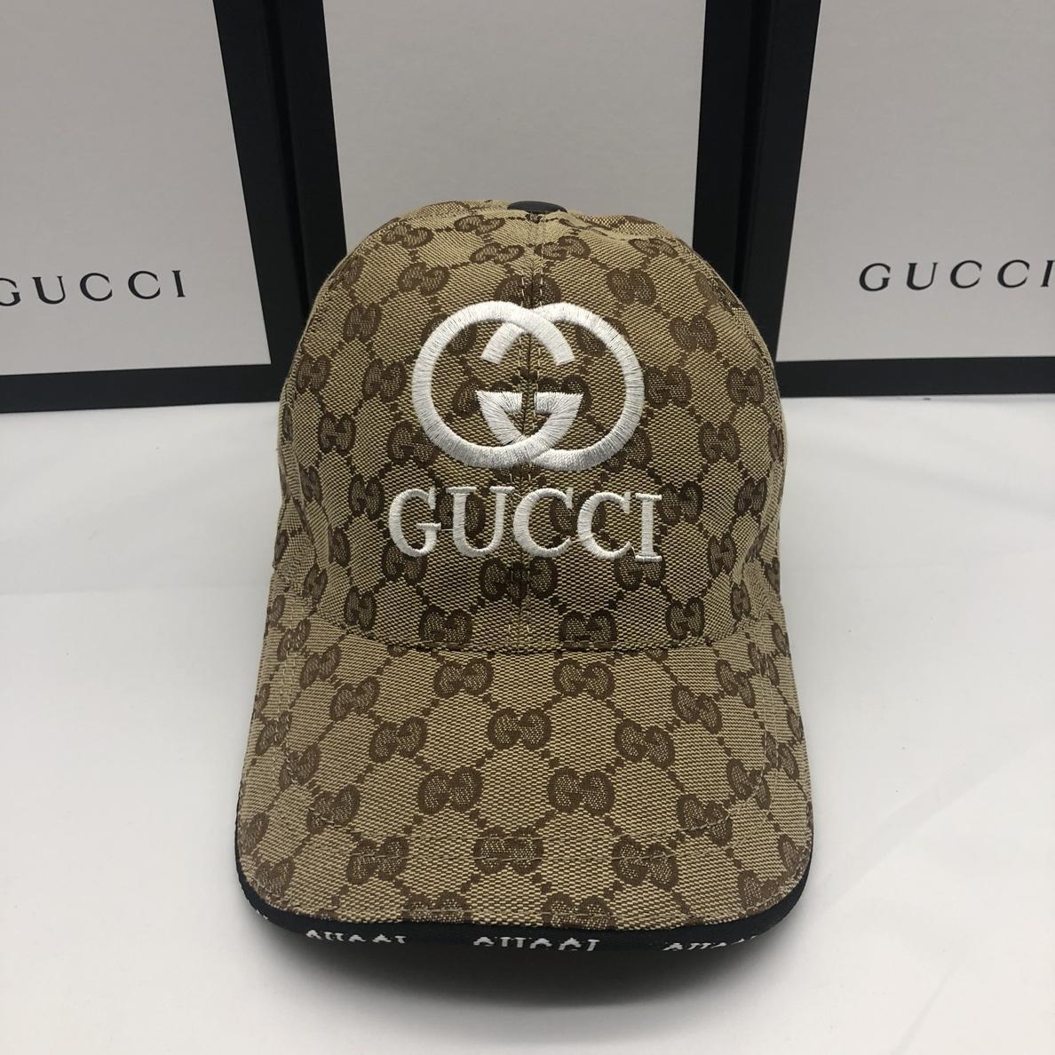 GUCCI(グッチ) エンブロイダリー キャンバス ベースボールハット 3色