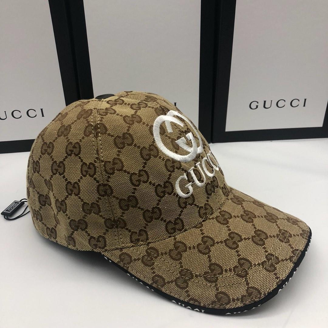 GUCCI(グッチ) エンブロイダリー キャンバス ベースボールハット 3色