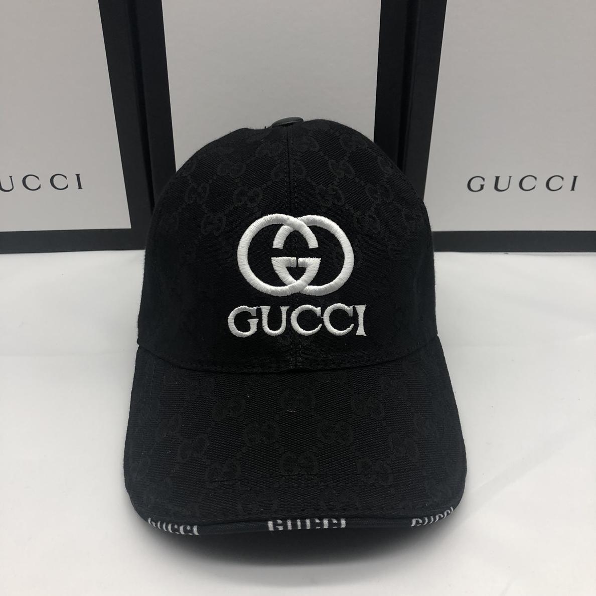 GUCCI(グッチ) エンブロイダリー キャンバス ベースボールハット 3色