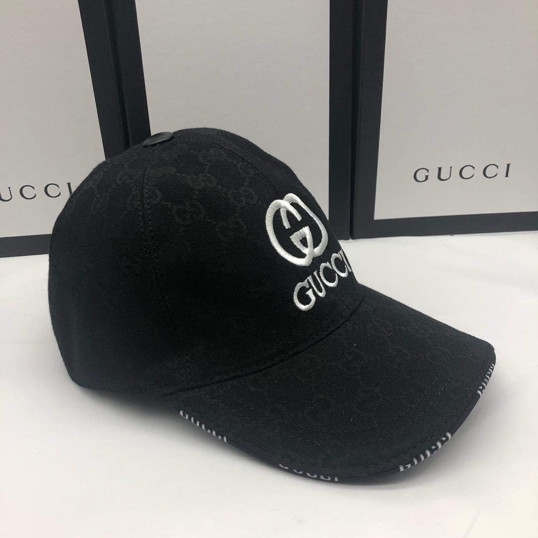 GUCCI(グッチ) エンブロイダリー キャンバス ベースボールハット 3色