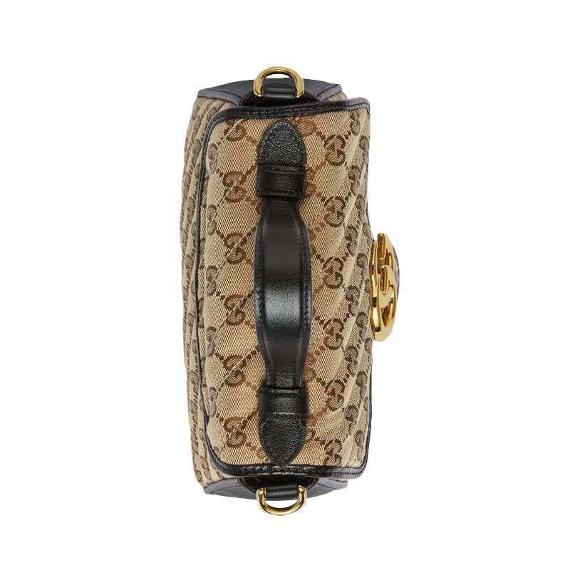 GUCCI(グッチ)〔GGマーモント〕ミニ トップハンドルバッグ ハンドバッグ ショルダーバッグ