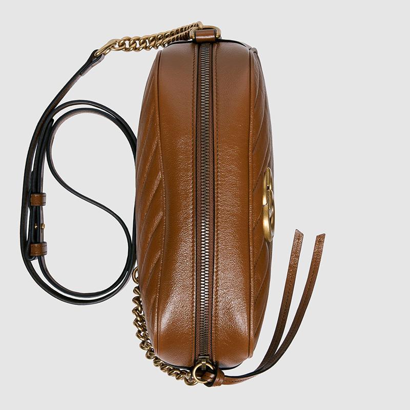 GUCCI(グッチ) 〔GGマーモント〕キルティング スモール ショルダーバッグ