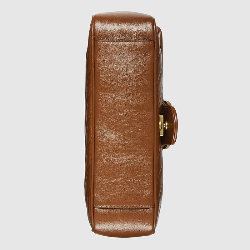 GUCCI(グッチ) 〔GGマーモント〕キルティング スモール ショルダーバッグ