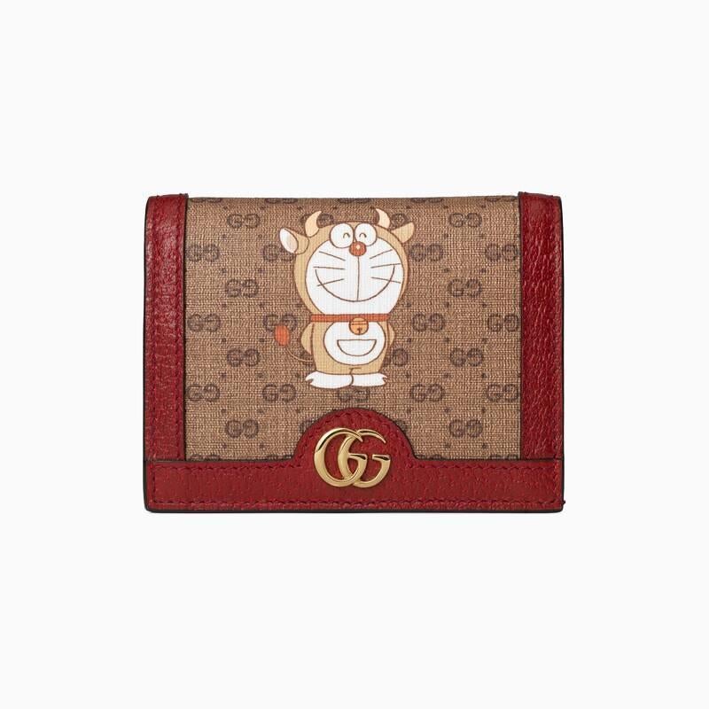 DORAEMON x GUCCI  グッチカードケース (コイン＆紙幣入れ付き)