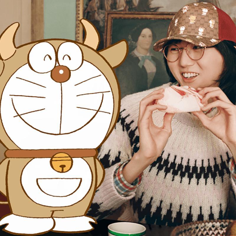 DORAEMON x GUCCI  グッチカードケース (コイン＆紙幣入れ付き)