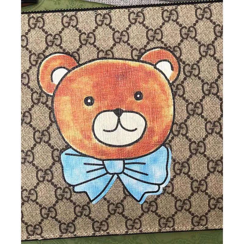 GUCCI(グッチ) × KAI テディベア クラッチバッグ