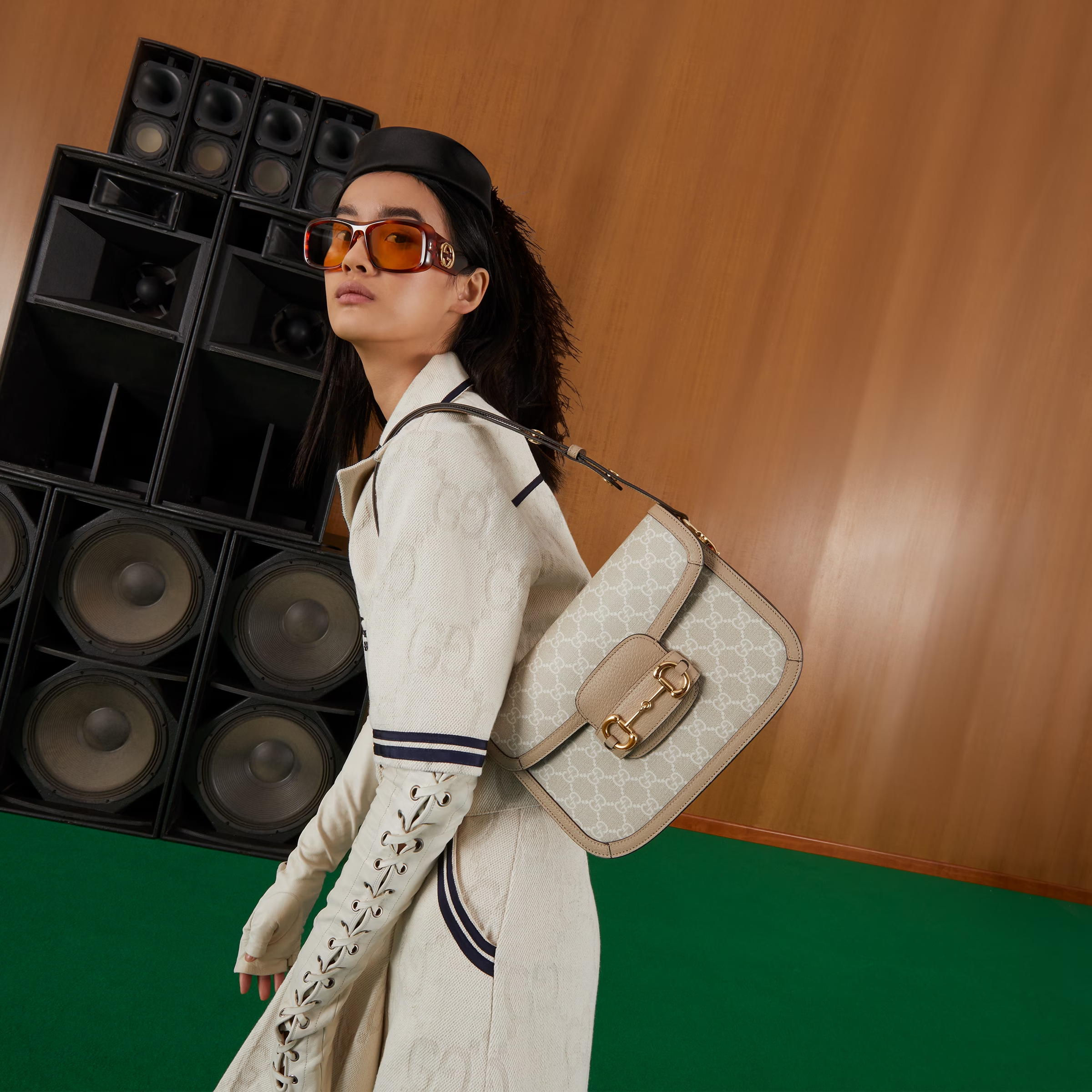 GUCCI (グッチ)    グッチ ホースビット 1955 スモールバッグ ショルダーバッグ