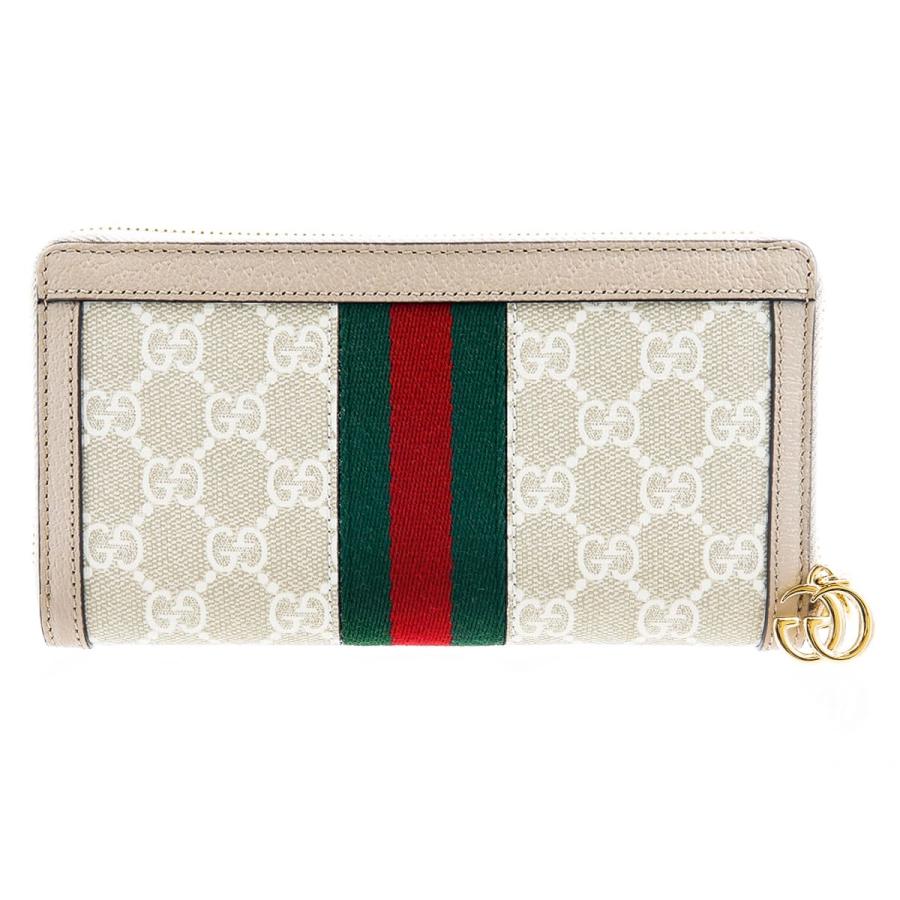 グッチ GUCCI 長財布 オフィディア GG ロゴ ジップアラウンドウォレット ベージュ レディース