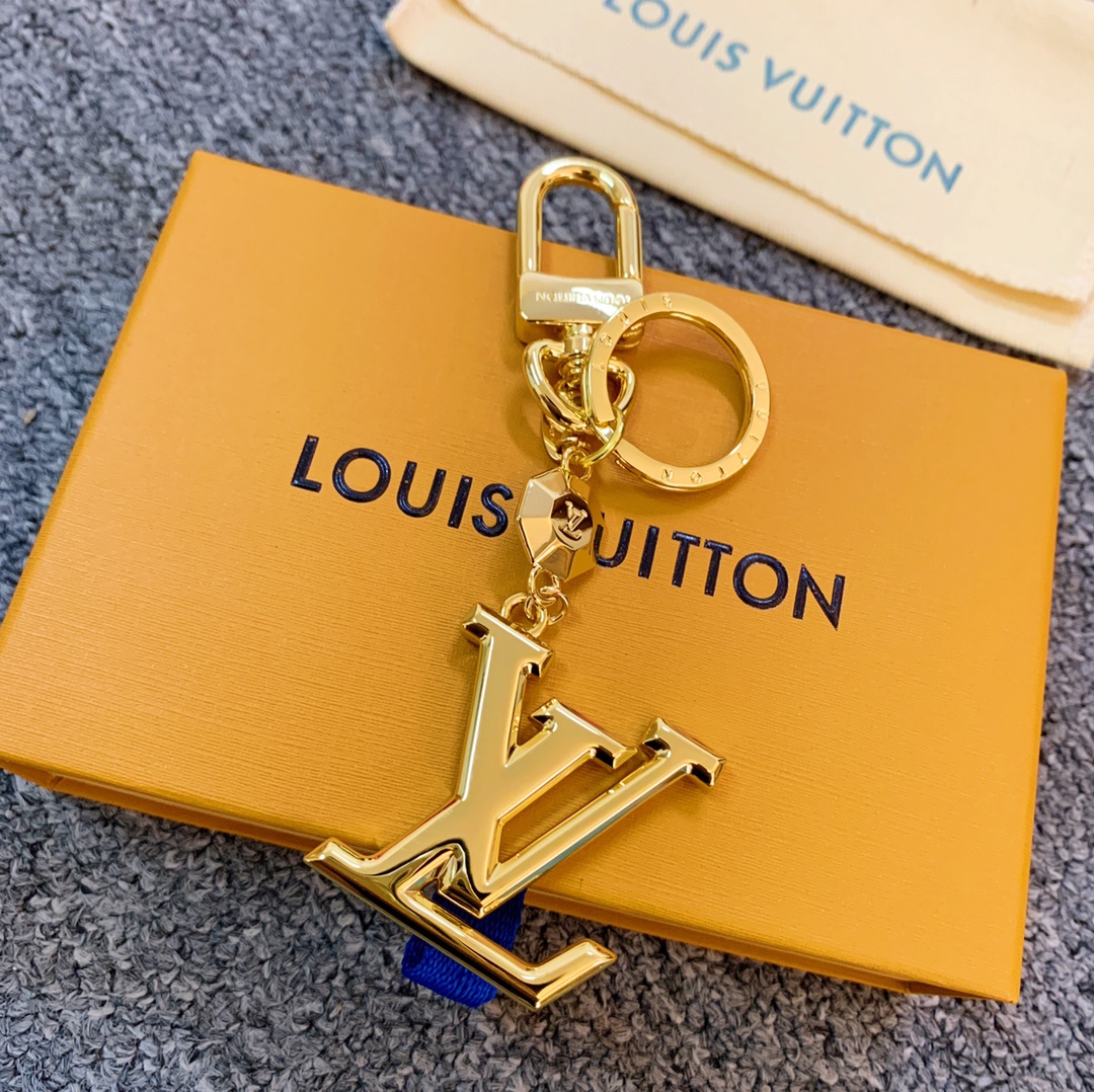 ルイヴィトン Louis Vuitton ポルト クレ・LV ファセット キーホルダー レディース メンズ