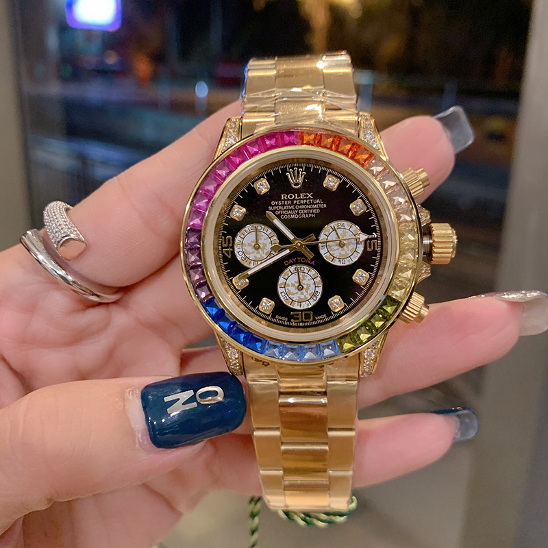 ロレックス ROLEX コスモグラフ デイトナ 116598RBOW クォーツムーブメント