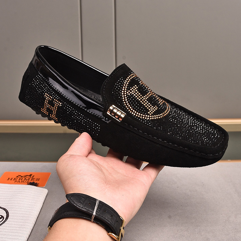 エルメス HERMES ドゥドゥメンズシューズ 革靴  メンズ