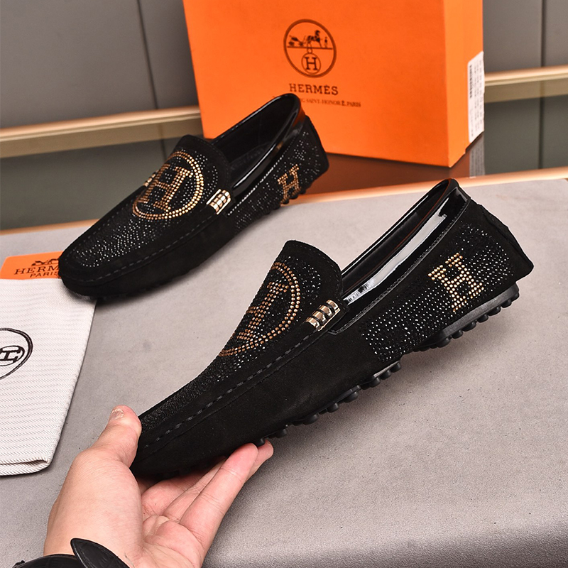 エルメス HERMES ドゥドゥメンズシューズ 革靴  メンズ