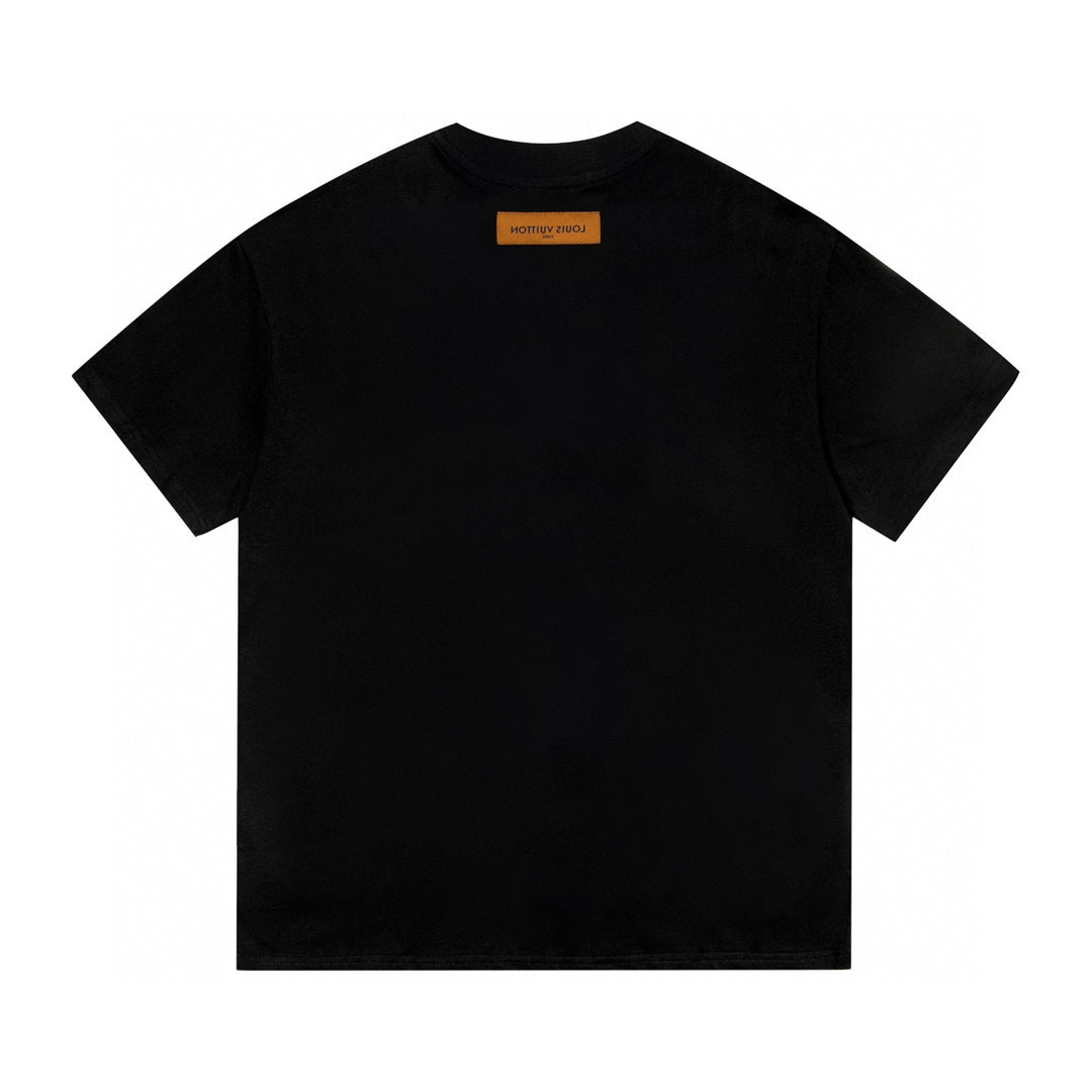 ルイヴィトン Tシャツ ファッション ブラック メンズ