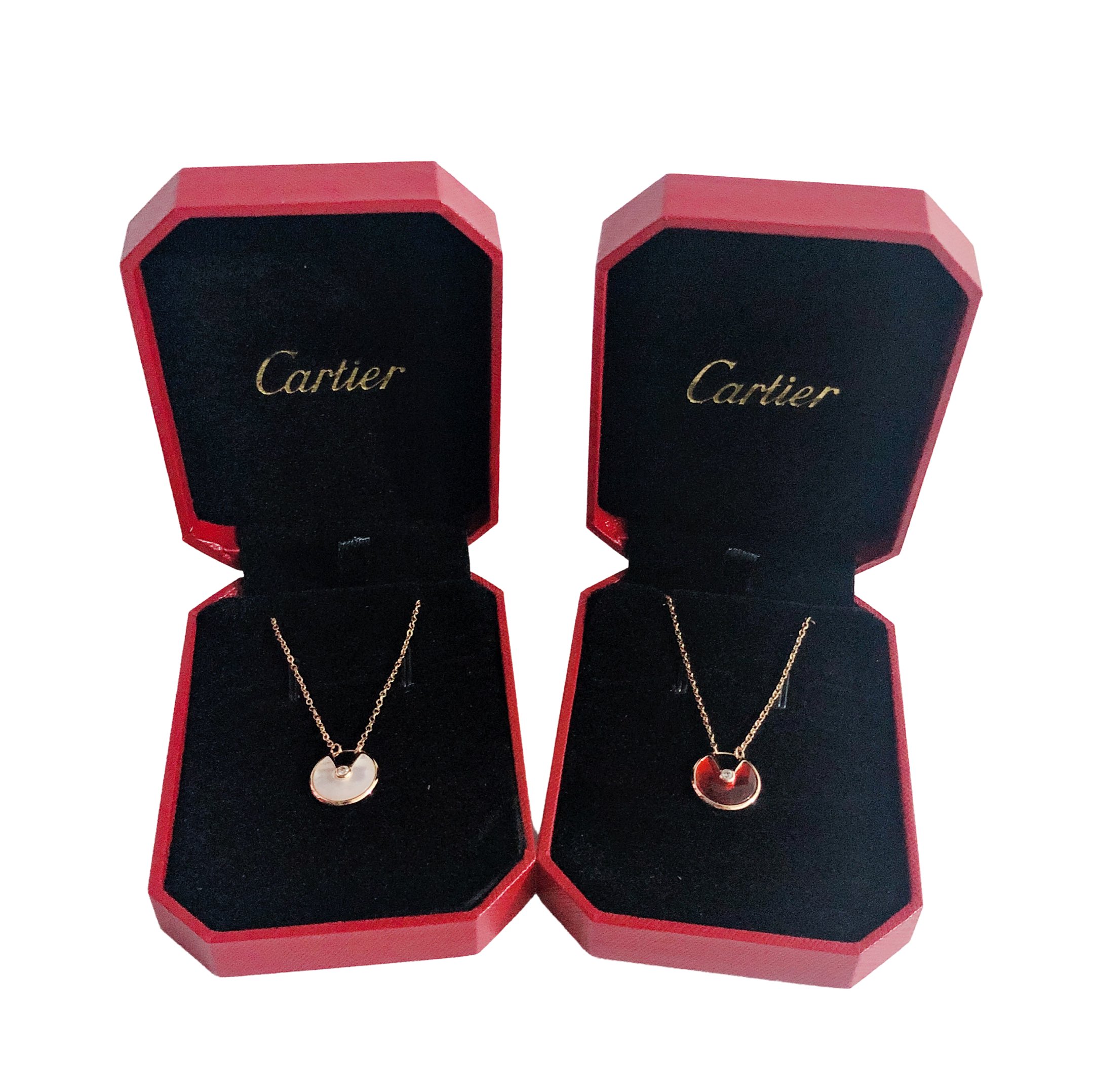 カルティエ Cartier アミュレット ダイヤモンド ネックレス レディース