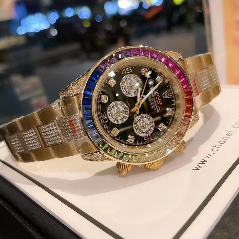 ロレックス ROLEX コスモグラフ デイトナ 116598RBOW クォーツムーブメント 