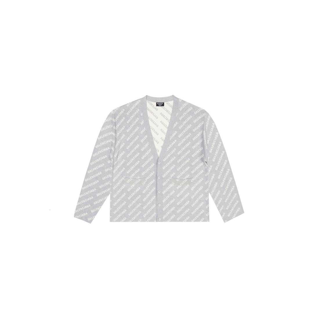 バレンシアガ balenciaga ロゴプリント ニットカーディガン メンズ＆レディース