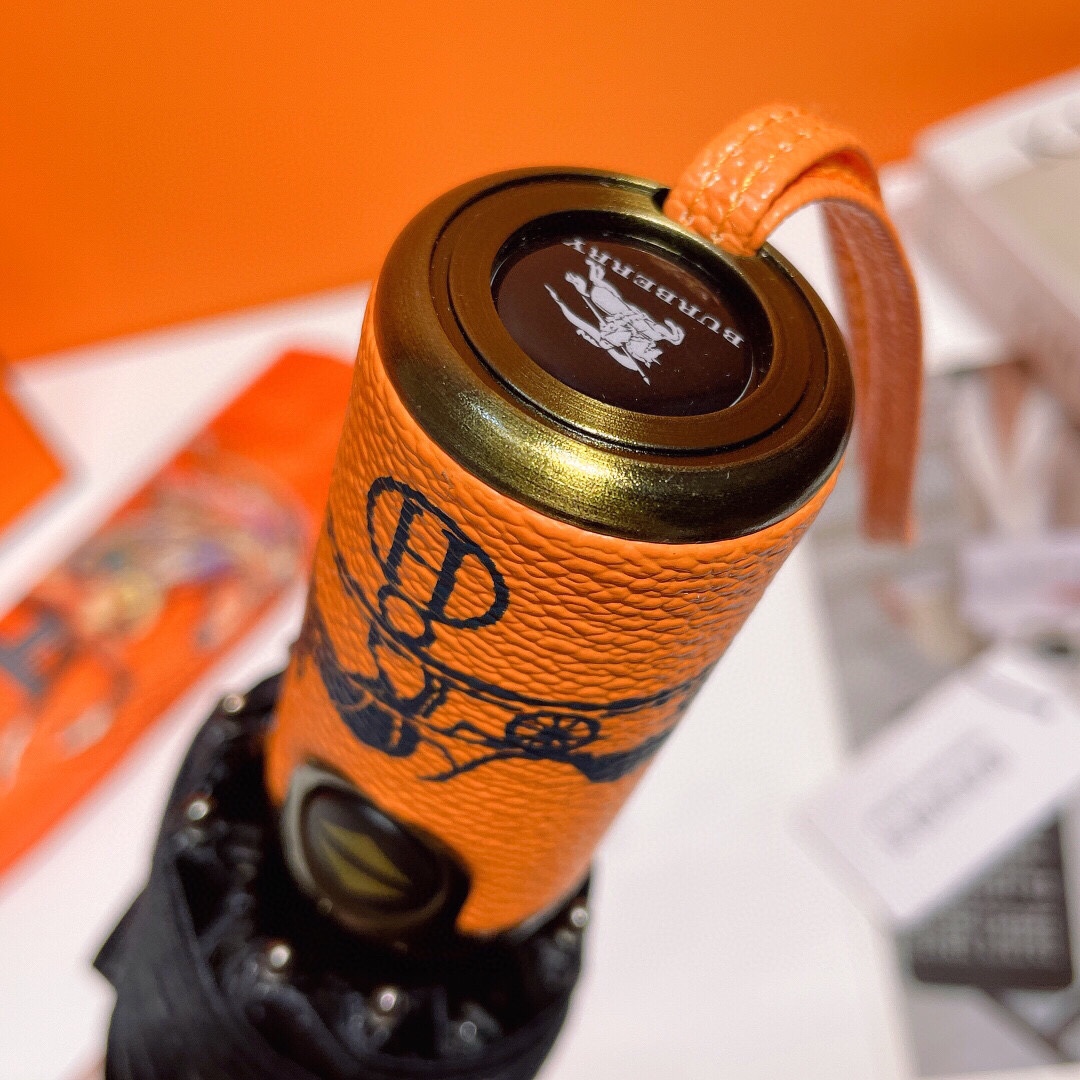 エルメス（HERMES）晴雨兼用 傘 日傘 自動折り 5折りたたみ傘 オシャレ レディース