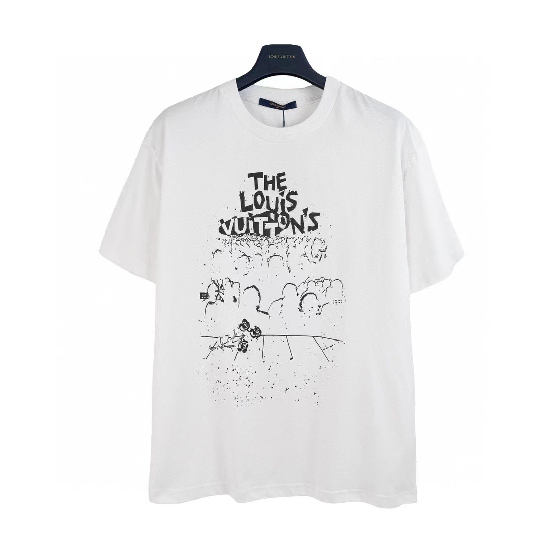 ルイヴィトン Tシャツ ファッション 半袖 メンズ