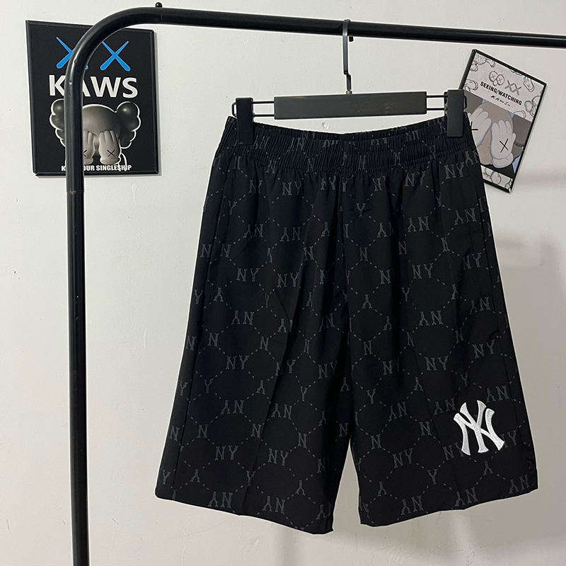 MLB ヤンキース 新作 ショートパンツ 刺繍 メンズ