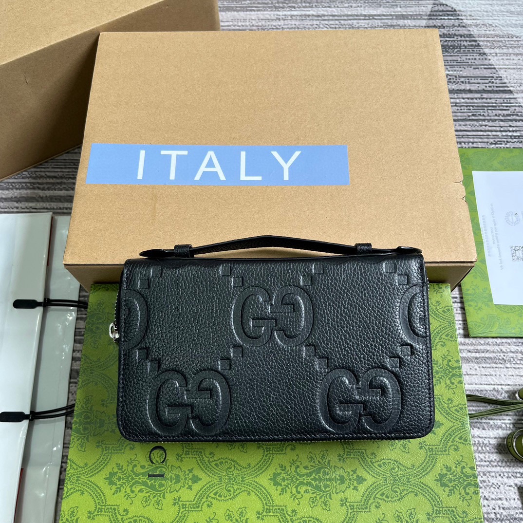 ☆GUCCI☆ジャンボ GG トラベルドキュメントケース メンズ