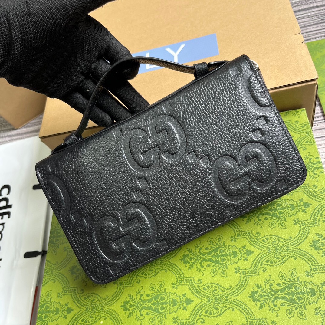 ☆GUCCI☆ジャンボ GG トラベルドキュメントケース メンズ