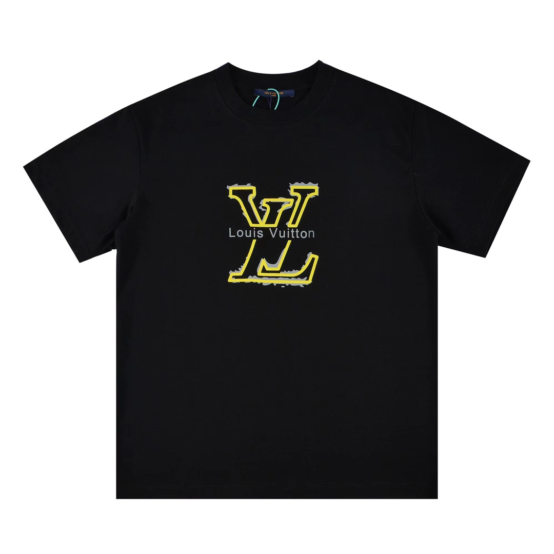 ルイヴィトン Tシャツ  半袖 メンズ 2色