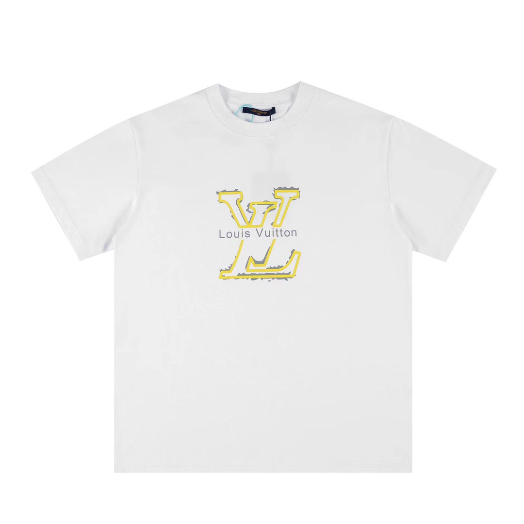 ルイヴィトン Tシャツ  半袖 メンズ 2色